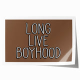Long Live Boyhood Boys Room Wall Art – Kids Wall Art Prints