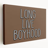 Long Live Boyhood Boys Room Wall Art – Kids Wall Art Prints