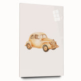 Classic Wooden Car Nursery Wall Art – Baby Room Decor Prints