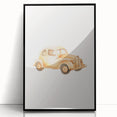 Classic Wooden Car Nursery Wall Art – Baby Room Decor Prints