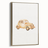 Classic Wooden Car Nursery Wall Art – Baby Room Decor Prints