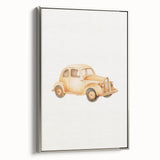 Classic Wooden Car Nursery Wall Art – Baby Room Decor Prints