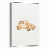 Classic Wooden Car Nursery Wall Art – Baby Room Decor Prints