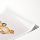 Classic Wooden Car Nursery Wall Art – Baby Room Decor Prints