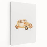 Classic Wooden Car Nursery Wall Art – Baby Room Decor Prints