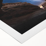 Landscape canvas print showcasing vibrant canyons in warm earth tones, ideal for home decor. Perfect for adding a touch of nature to any space.