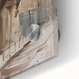 Close-up of a vibrant acrylic landscape art piece showcasing vivid colors and intricate details, ideal for modern home decor or office aesthetics.