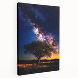 Stretched canvas artwork showcasing vibrant landscapes and fields in rich colors, viewed from the side, perfect for home decor. Ideal for nature enthusiasts and art lovers.