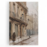 Stretched canvas artwork depicting a vibrant landscape scene with rich colors, showcasing a serene natural setting. Ideal for home decor and art enthusiasts.