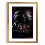 Urban Chic Pop Art Wall Art – Bold Black, Red, and Purple Canvas