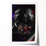 Urban Chic Pop Art Wall Art – Bold Black, Red, and Purple Canvas