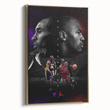 Urban Chic Pop Art Wall Art – Bold Black, Red, and Purple Canvas