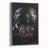 Urban Chic Pop Art Wall Art – Bold Black, Red, and Purple Canvas