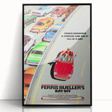Retro Ferris Bueller’s Day Off Poster - Vintage 80s Movie Wall Art