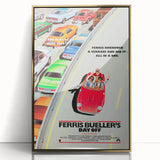 Retro Ferris Bueller’s Day Off Poster - Vintage 80s Movie Wall Art