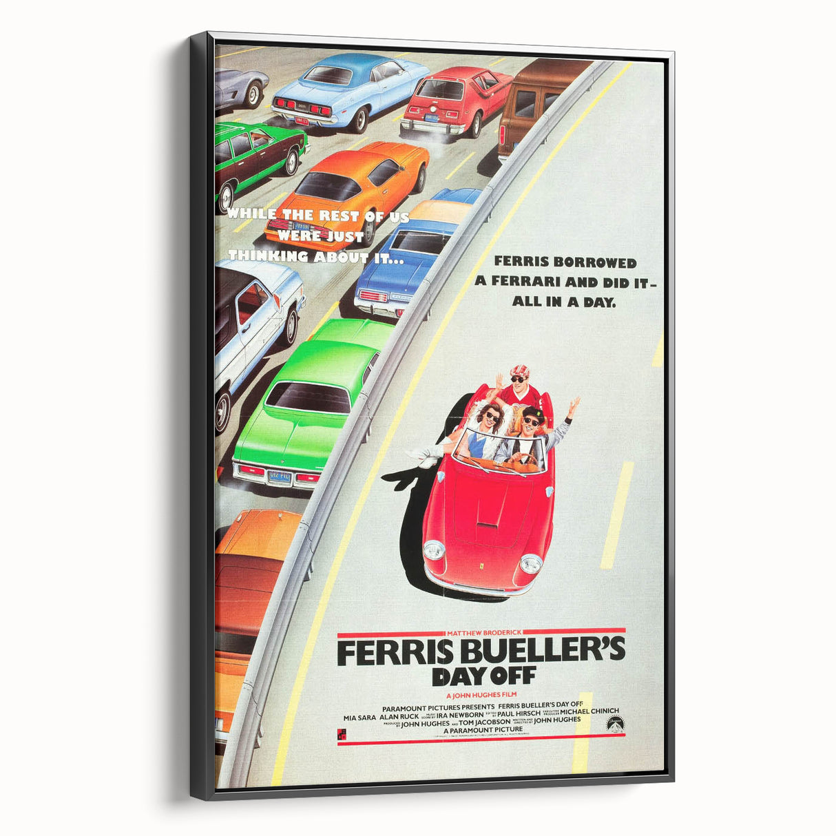 Retro Ferris Bueller’s Day Off Poster - Vintage 80s Movie Wall Art