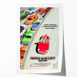 Retro Ferris Bueller’s Day Off Poster - Vintage 80s Movie Wall Art