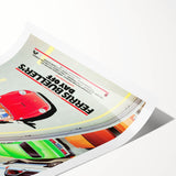 Retro Ferris Bueller’s Day Off Poster - Vintage 80s Movie Wall Art