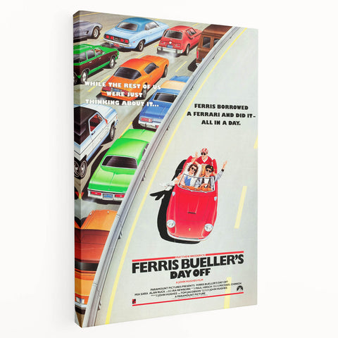 Retro Ferris Bueller’s Day Off Poster - Vintage 80s Movie Wall Art