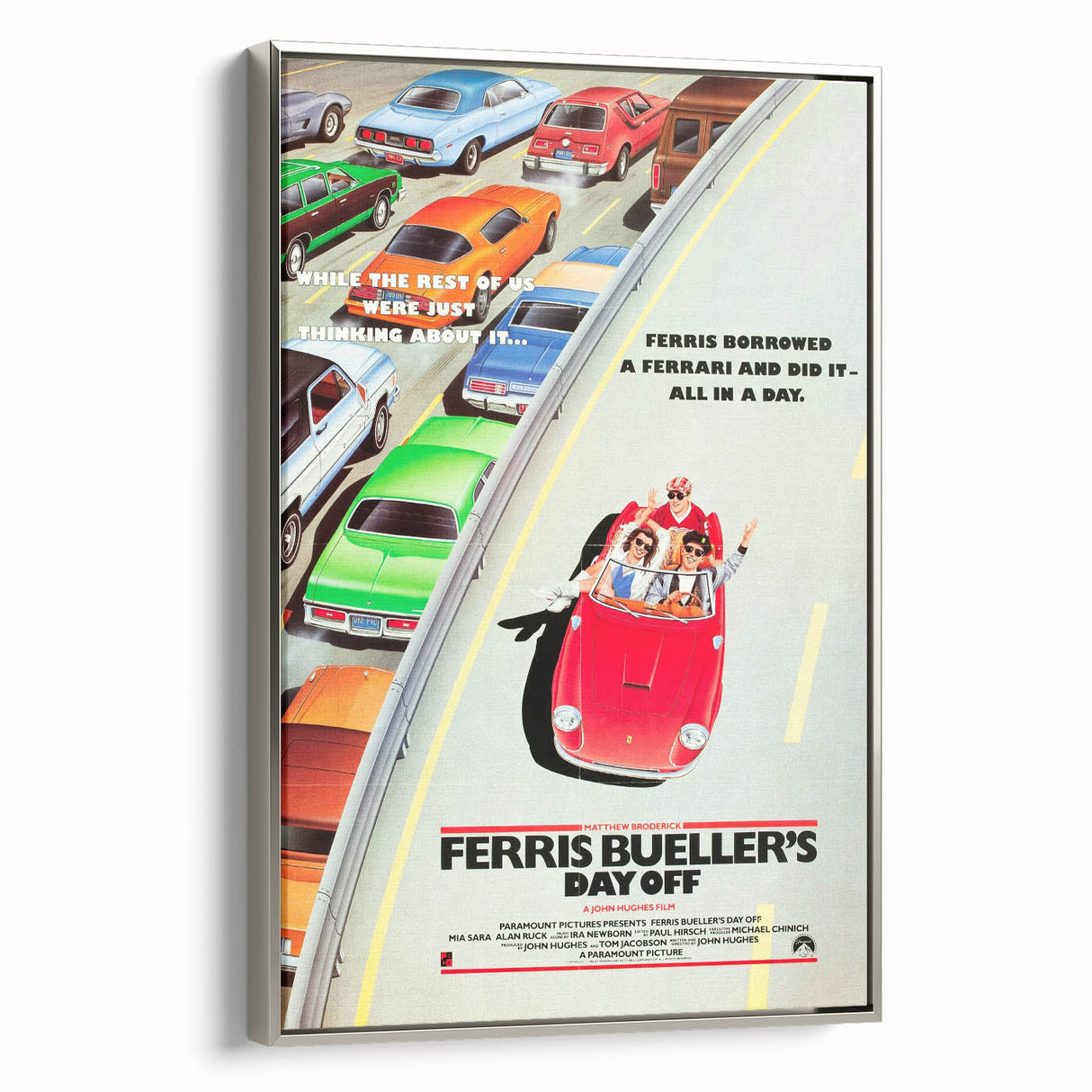 Retro Ferris Bueller’s Day Off Poster - Vintage 80s Movie Wall Art