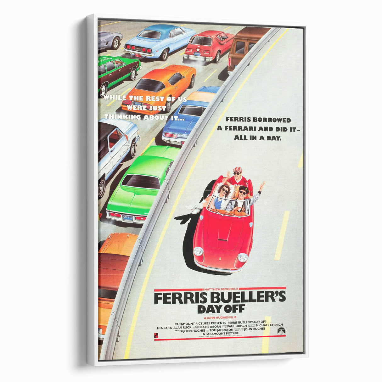 Retro Ferris Bueller’s Day Off Poster - Vintage 80s Movie Wall Art