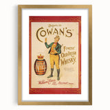 Retro Cowan’s Irish Whisky Poster - Vintage Wall Art Print