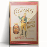 Retro Cowan’s Irish Whisky Poster - Vintage Wall Art Print