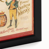 Retro Cowan’s Irish Whisky Poster - Vintage Wall Art Print