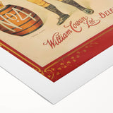 Retro Cowan’s Irish Whisky Poster - Vintage Wall Art Print