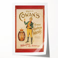 Retro Cowan’s Irish Whisky Poster - Vintage Wall Art Print