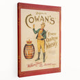 Retro Cowan’s Irish Whisky Poster - Vintage Wall Art Print