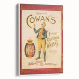 Retro Cowan’s Irish Whisky Poster - Vintage Wall Art Print