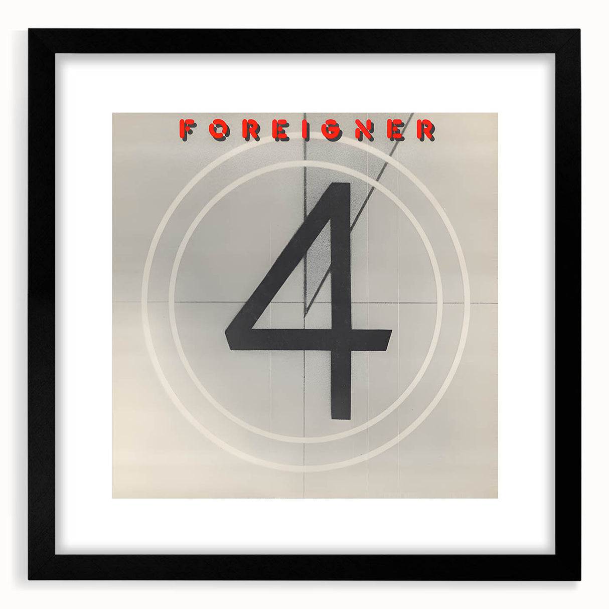 Retro Foreigner 4 Poster - Vintage Prints for Nostalgic Wall Art