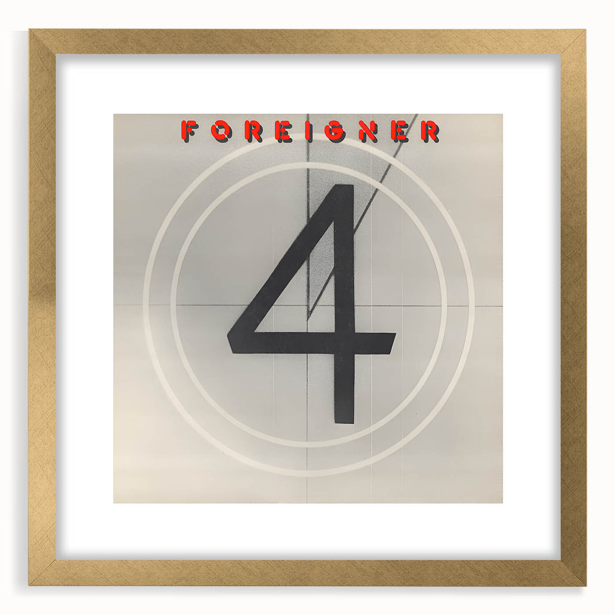 Retro Foreigner 4 Poster - Vintage Prints for Nostalgic Wall Art