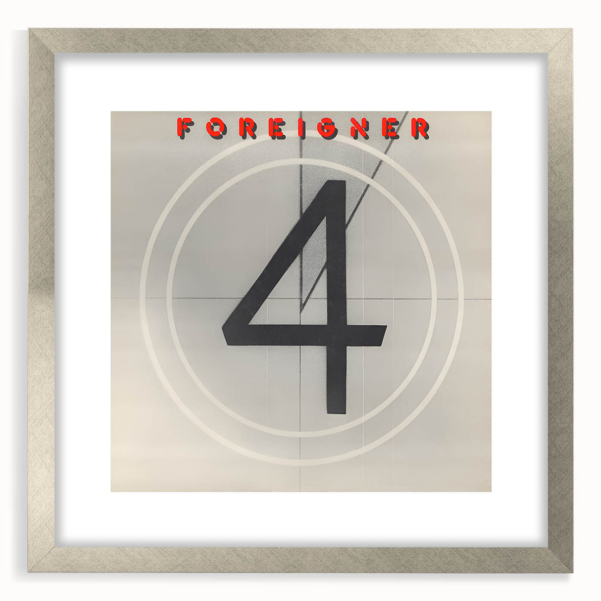 Retro Foreigner 4 Poster - Vintage Prints for Nostalgic Wall Art