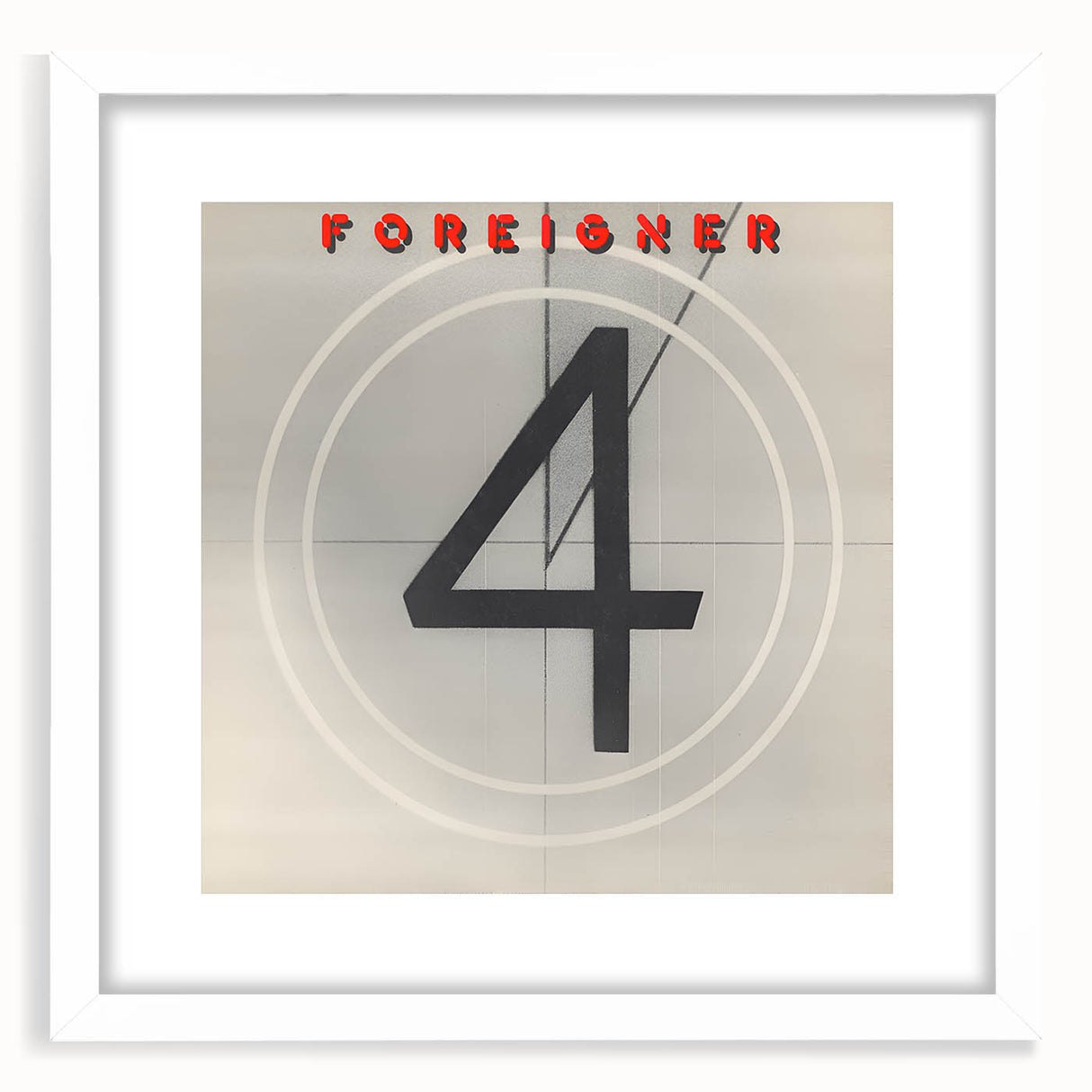 Retro Foreigner 4 Poster - Vintage Prints for Nostalgic Wall Art