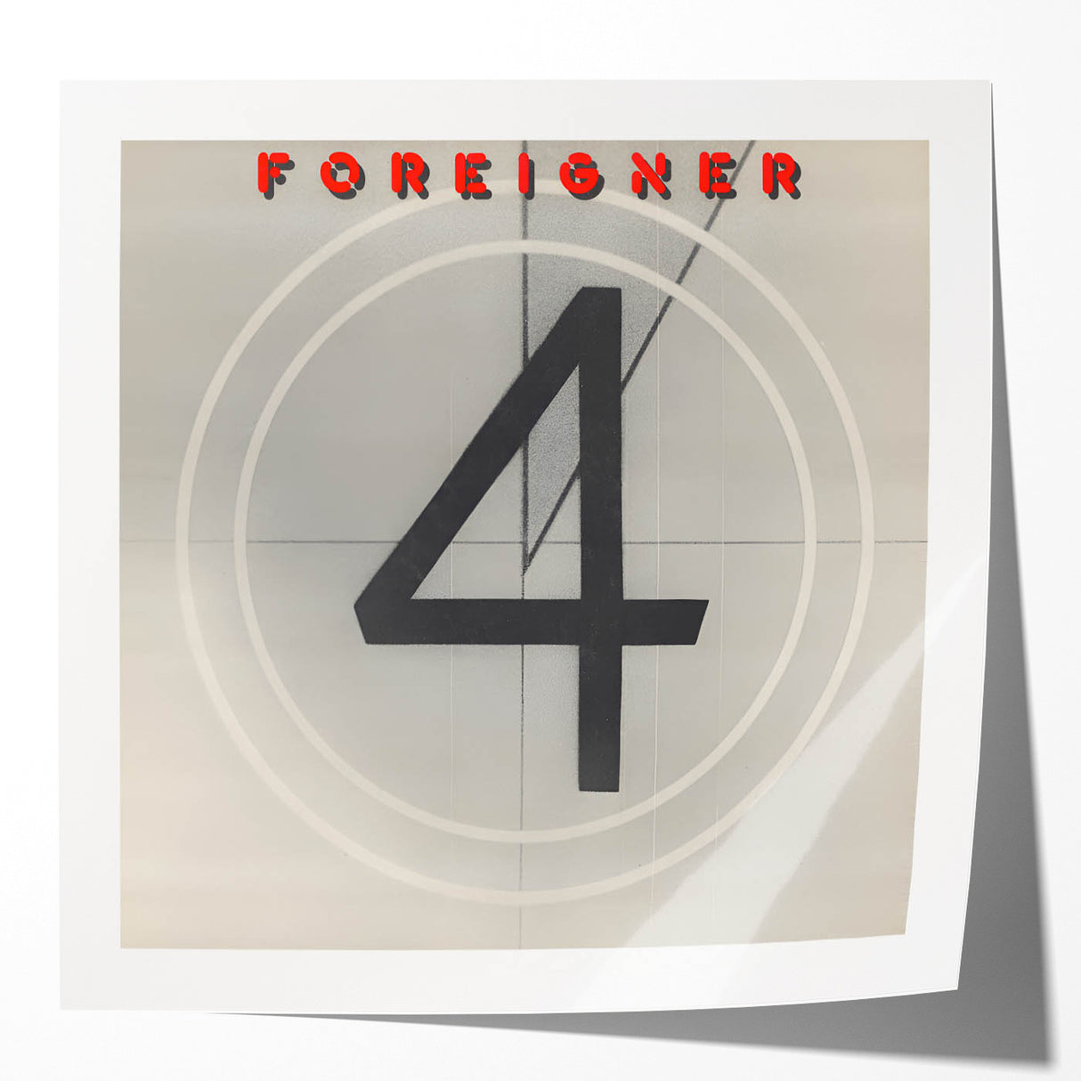 Retro Foreigner 4 Poster - Vintage Prints for Nostalgic Wall Art