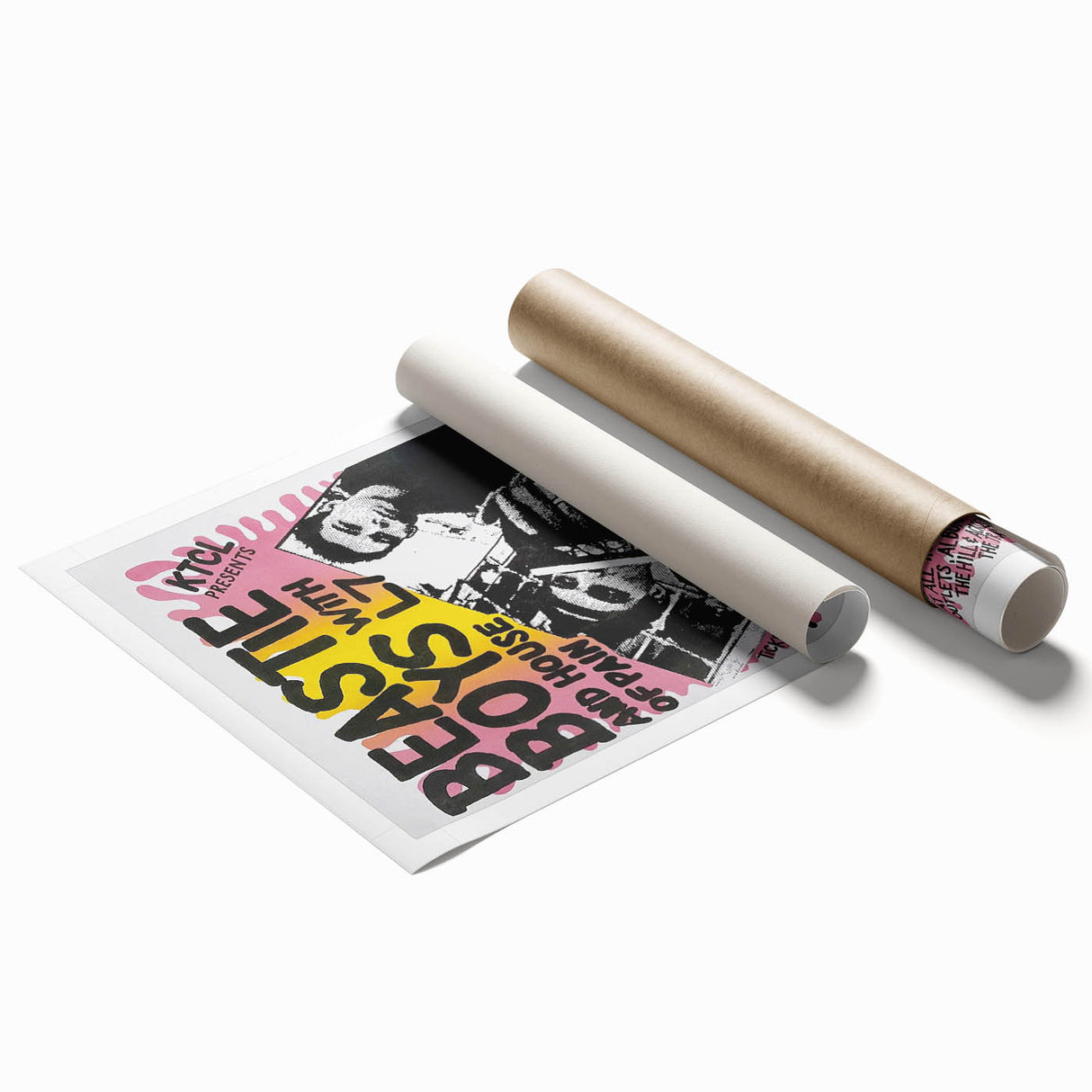 Beastie Boys Retro Poster - Vintage Concert Wall Art Print