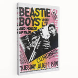 Beastie Boys Retro Poster - Vintage Concert Wall Art Print