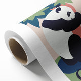 Retro China Travel Poster – Vintage Panda Art Print