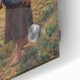 Realism Art Print - The Song of the Lark by Jules Breton Canvas Art
