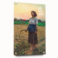 Realism Art Print - The Song of the Lark by Jules Breton Canvas Art