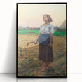 Realism Art Print - The Song of the Lark by Jules Breton Canvas Art