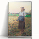 Realism Art Print - The Song of the Lark by Jules Breton Canvas Art