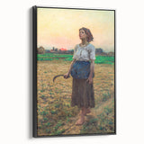 Realism Art Print - The Song of the Lark by Jules Breton Canvas Art