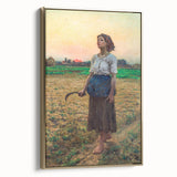 Realism Art Print - The Song of the Lark by Jules Breton Canvas Art
