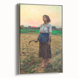 Realism Art Print - The Song of the Lark by Jules Breton Canvas Art