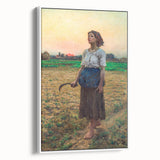 Realism Art Print - The Song of the Lark by Jules Breton Canvas Art