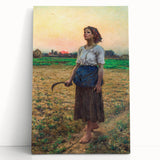 Realism Art Print - The Song of the Lark by Jules Breton Canvas Art