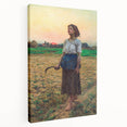 Realism Art Print - The Song of the Lark by Jules Breton Canvas Art